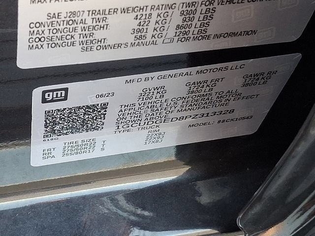 2023 Chevrolet Silverado 1500 LTZ