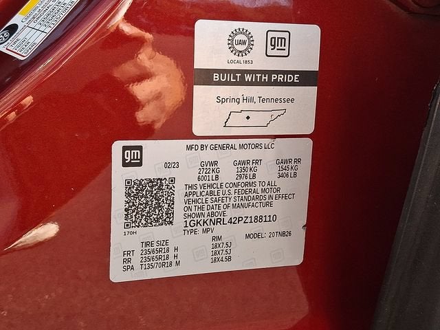 2023 GMC Acadia SLE