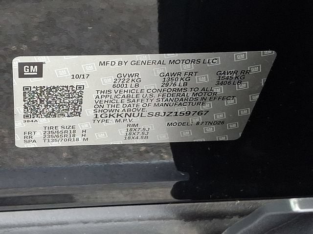 2018 GMC Acadia SLT