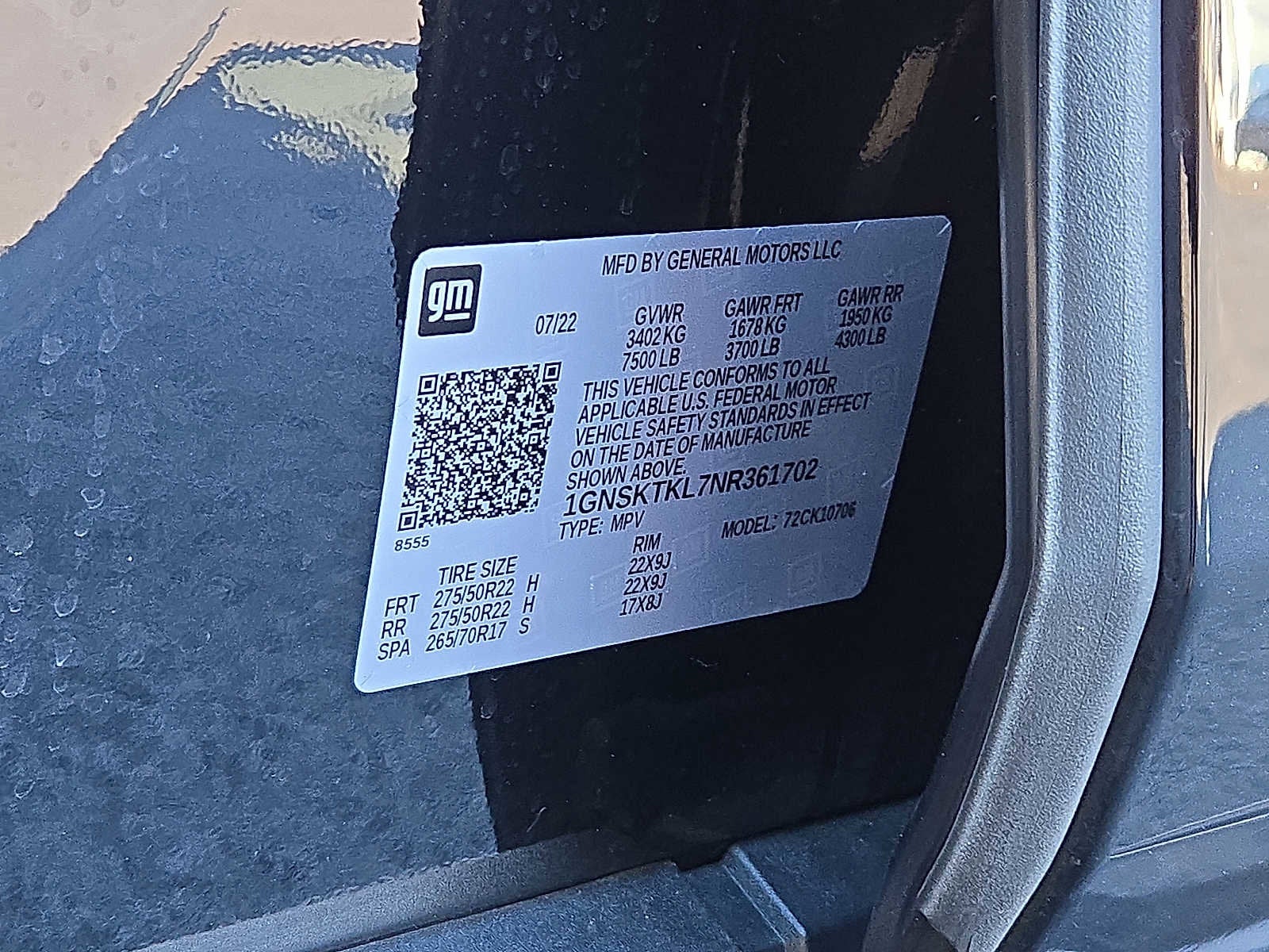 2022 Chevrolet Tahoe High Country