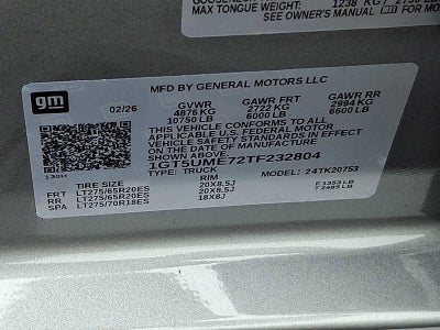 2026 GMC Sierra 2500 HD SLE