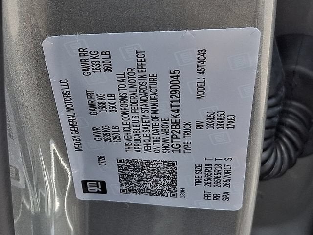 2026 GMC Canyon Elevation