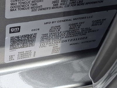 2026 GMC Sierra 1500 SLE