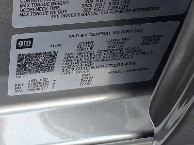 2026 GMC Sierra 1500 Elevation