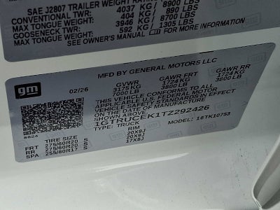 2026 GMC Sierra 1500 Elevation