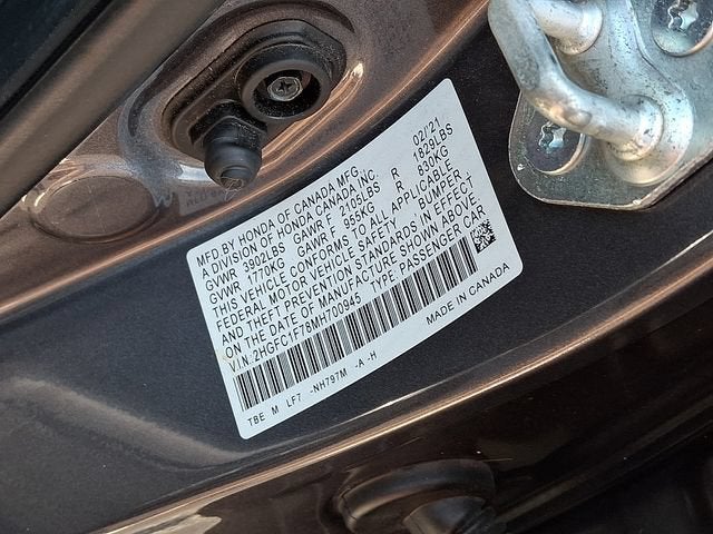 2021 Honda Civic Sedan EX-L