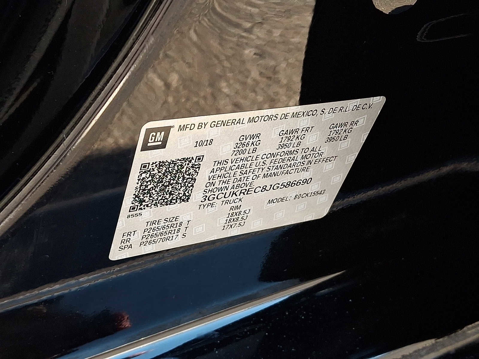 2018 Chevrolet Silverado 1500 LT