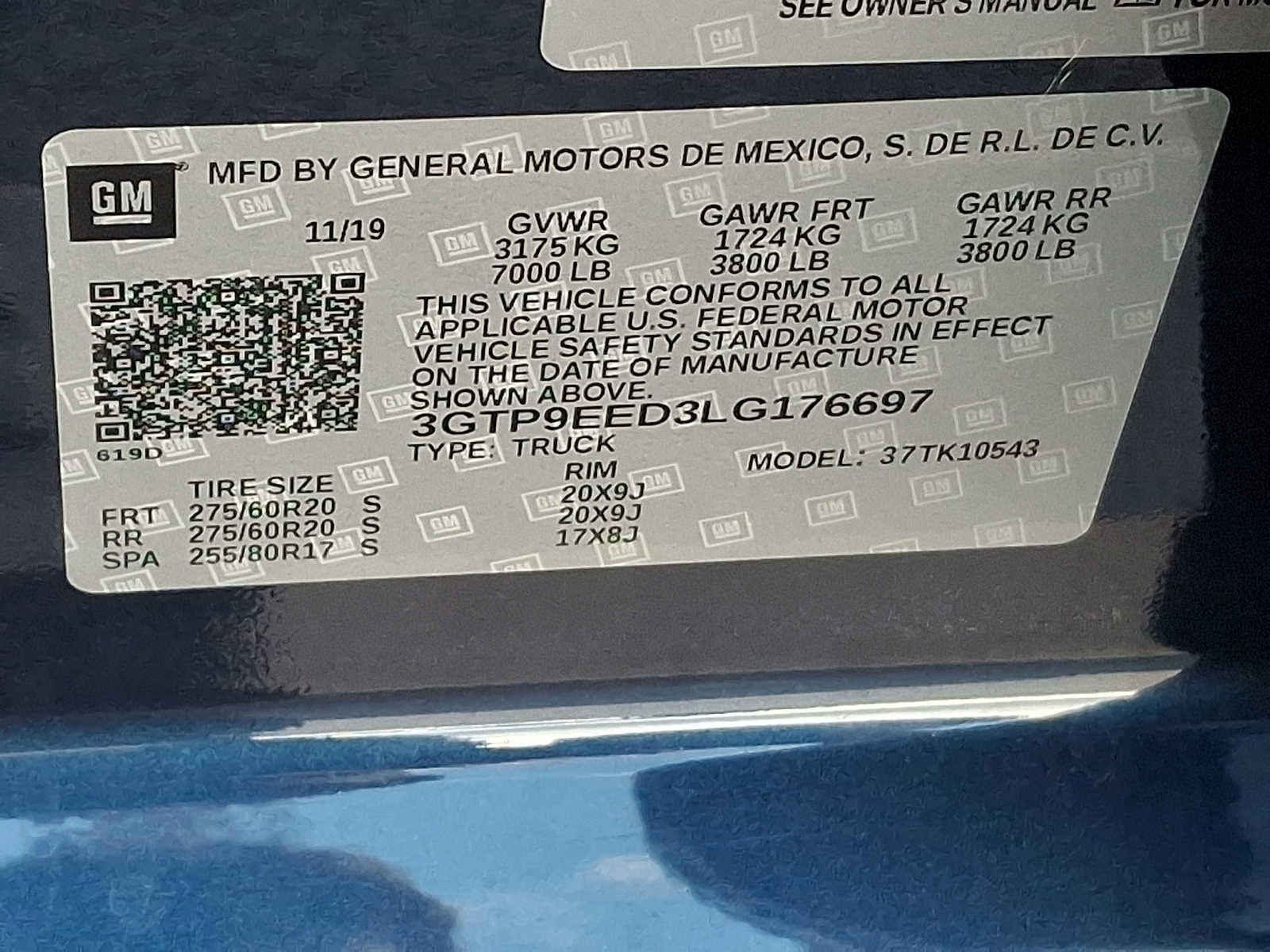 2020 GMC Sierra 1500 AT4