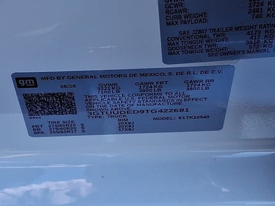 2026 GMC Sierra 1500 SLT
