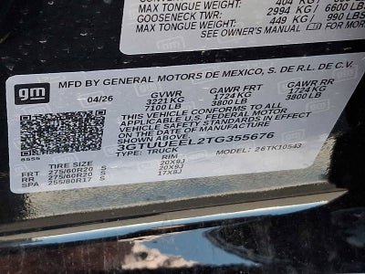 2026 GMC Sierra 1500 AT4
