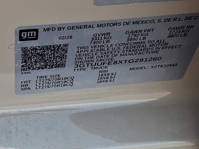 2026 GMC Sierra 1500 AT4X