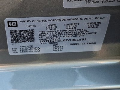 2026 GMC Sierra 1500 AT4X