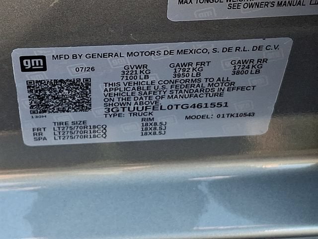 2026 GMC Sierra 1500 AT4X