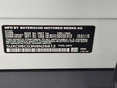 2022 BMW X5 xDrive40i