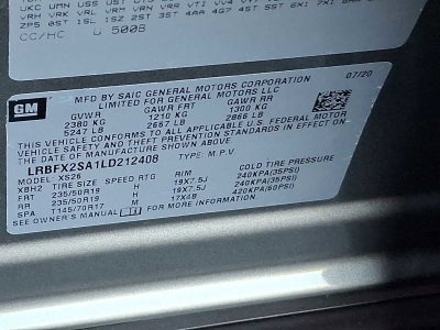 2020 Buick Envision Essence Group